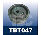 Serpentine belt tensioner pulley